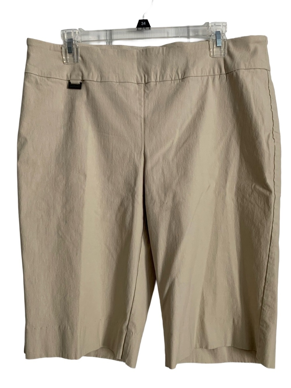 PECK & PECK Women’s Stone Rayon Nylon Spandex Bermuda Shorts